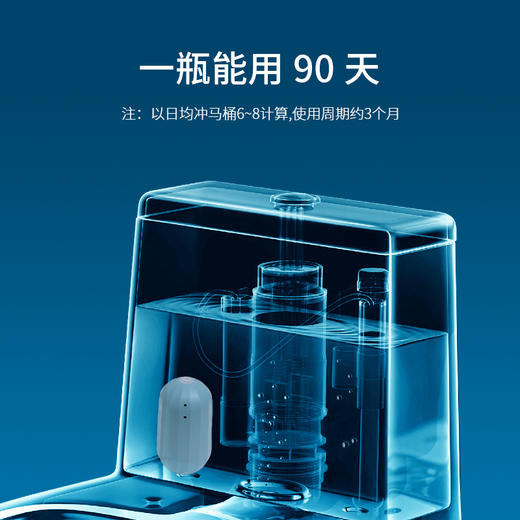 FaSoLa除菌洁厕灵马桶清洁剂厕所去异味神器自动除臭清香型蓝泡泡 商品图2