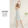 HSIA遐 性感睡裙女夏季新款水墨画印花V领宽松可调节肩带吊带睡衣 商品缩略图1