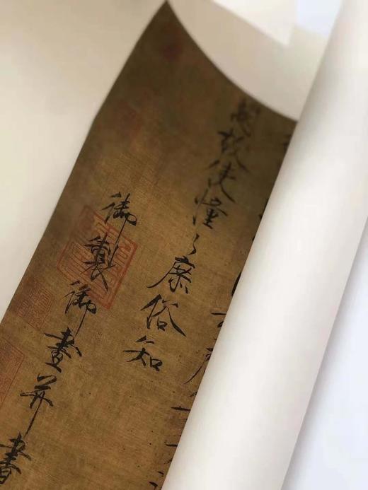 《瑞鹤图》，宋徽宗 绘，1:1高清原大复刻本，特制绢本 商品图6