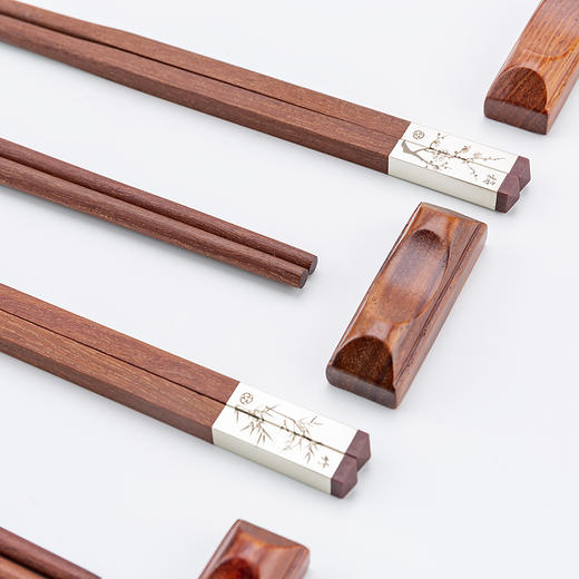 梅兰竹菊四君子送人家用八双八架礼盒装 商品图5