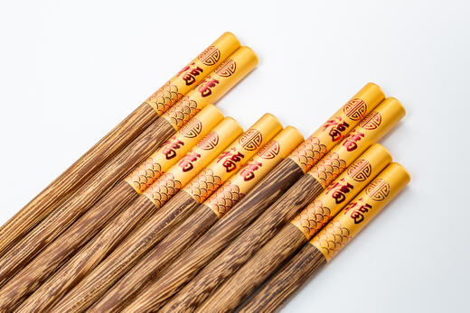 五双传统创意实木福筷家用送人礼盒装5014 商品图3