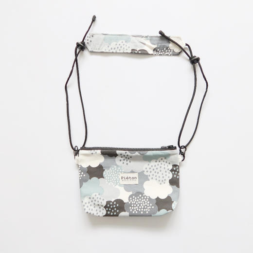 HUJI祤集pieton斜挎包插画云朵花花 商品图2