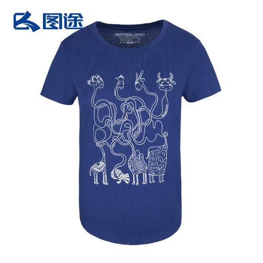 Senselead森力/女式圆领短袖T恤 SS171050 商品图9