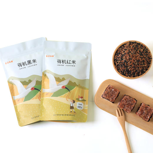 【五谷未来】来自洋县，有机黑米+有机红米，软糯易熬，清甜留香，一日三餐加点它 商品图8