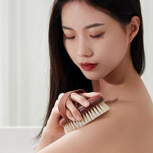 初心| 猪鬃乌檀木长柄洗澡刷 商品图2