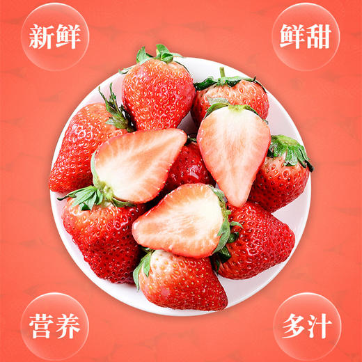 奶油草莓2斤 只发江浙沪 商品图0