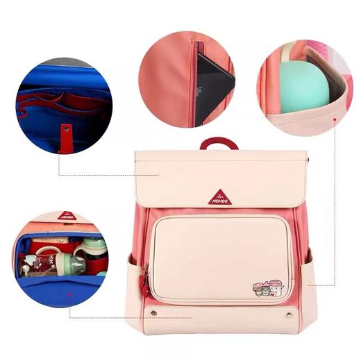 NOHOO/诺狐2020新款时尚多功能母婴大容量背包妈妈外出双肩妈咪包 商品图2