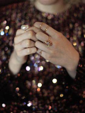 北京仓｜BEATRIZ PALACIOS-Baroque-巴洛克 珍珠 戒指［西班牙设计师］