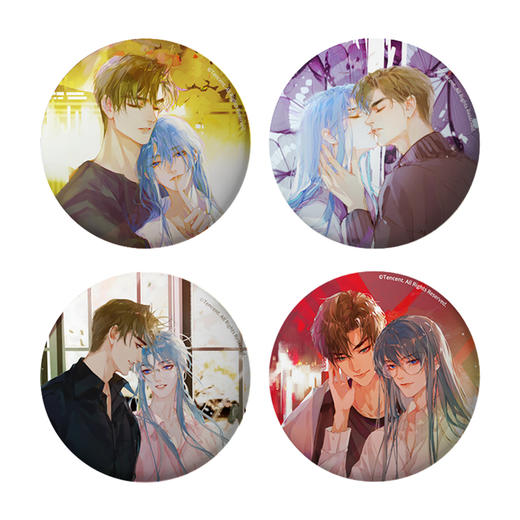 不健全关系 滕瑞雨钱错撒糖系列  金属马口铁胸针挂件吧唧 腾讯动漫官方 商品图3