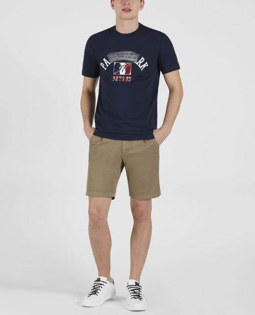 鲨鱼 复古标志1976 圆领短袖T恤 特惠 PSS97 商品图1