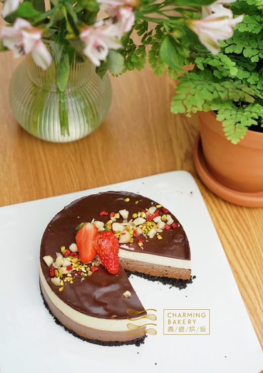 【会员特价183.04元】双色巧克力冻芝士蛋糕 商品图1