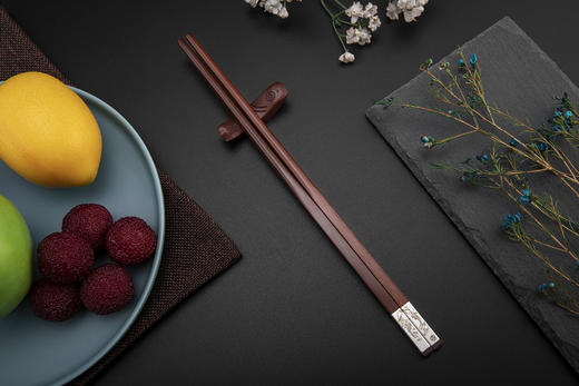 一双一架年年有余实木筷子礼盒装 商品图7