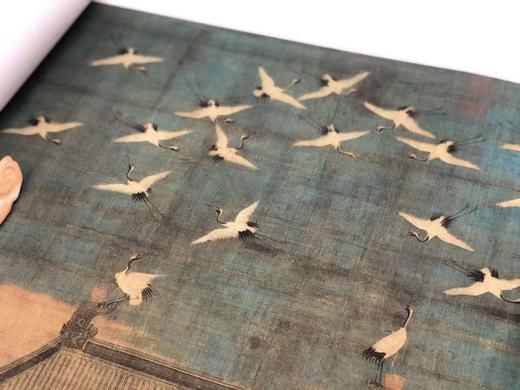 《瑞鹤图》，宋徽宗 绘，1:1高清原大复刻本，特制绢本 商品图8