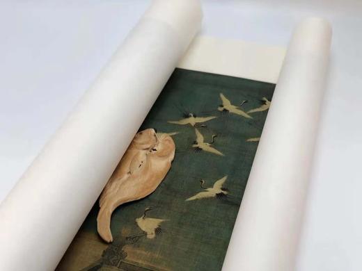 《瑞鹤图》，宋徽宗 绘，1:1高清原大复刻本，特制绢本 商品图11