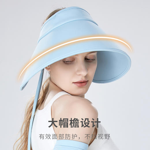 Supield素湃全波段防晒帽大帽檐遮阳太阳帽户外夏季易收纳帽子338 商品图1