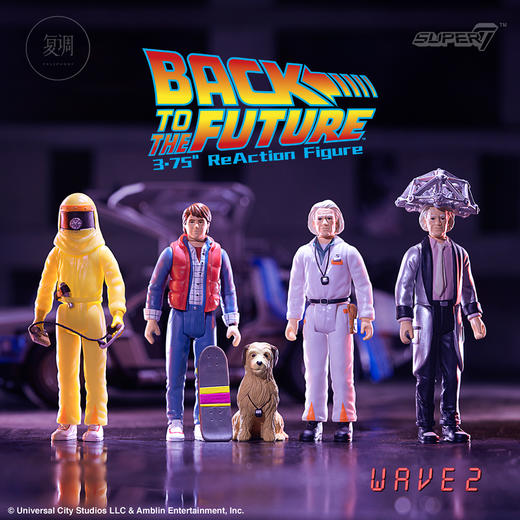 现货 Super7 回到未来 系列2 马丁 布朗博士 3.75 挂卡 商品图0
