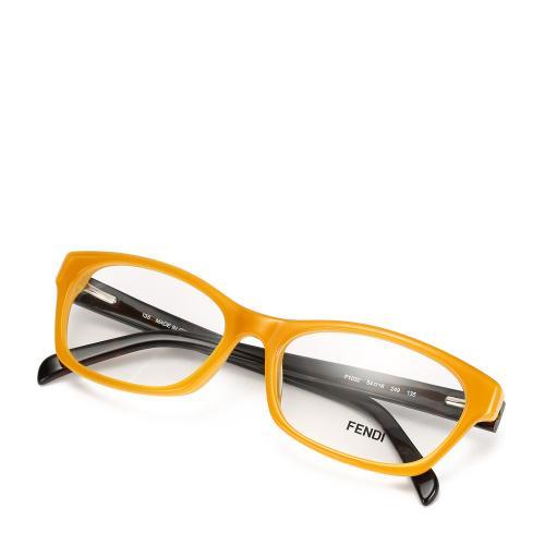 FENDI(芬迪) #黄色全框黑色镜架光学镜架 54 商品图2