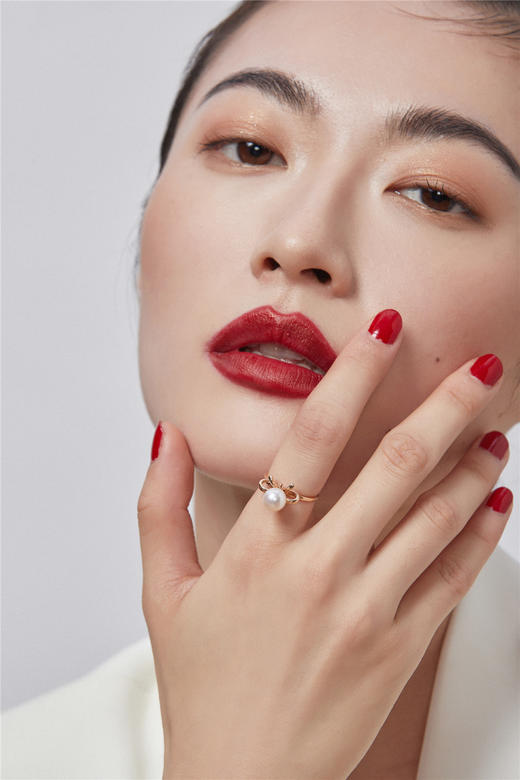 Pearl moments 丝带结 珍珠戒指 商品图3