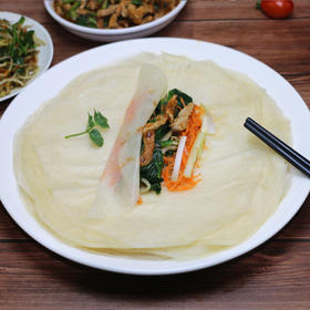 东北特产榆林镇筋饼320克/袋 约20张 春饼卷 皮薄 面饼 早餐 小吃 卷饼 劲饼