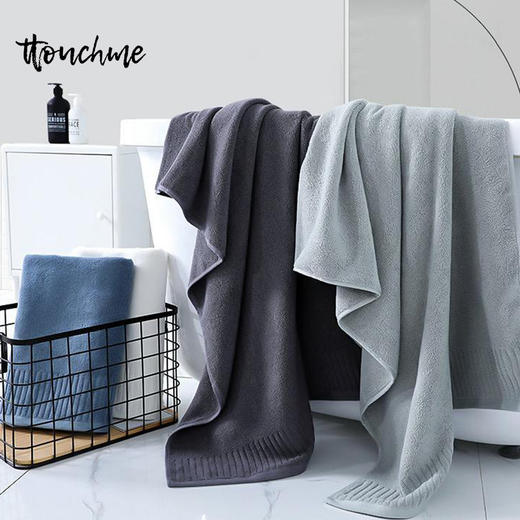【29.9+600积分】TTOUCHME浴巾家用纯棉吸水不掉毛超柔软男女成人洗澡速干毛巾 商品图1