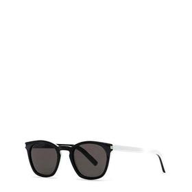 SAINT LAURENT PARIS(SAINT LAURENT PARIS) 黑/白拼色全框中性款太阳镜