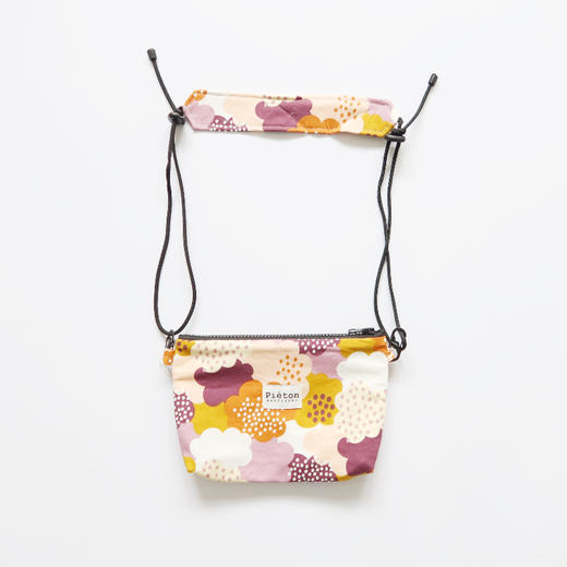 HUJI祤集pieton斜挎包插画云朵花花 商品图0