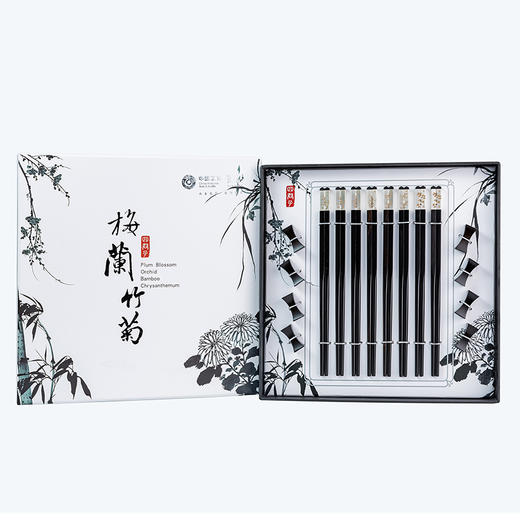 梅兰竹菊八双八架高端商务礼盒装 商品图0