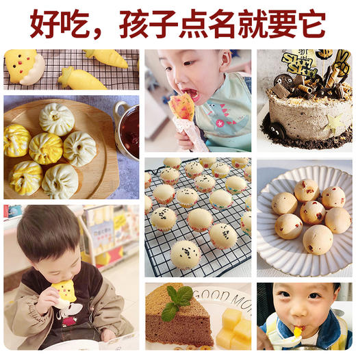 【6个月以上入】内蒙古河套有机面粉，不“美容”无增白剂，天然麦香，宝宝爱吃 商品图1