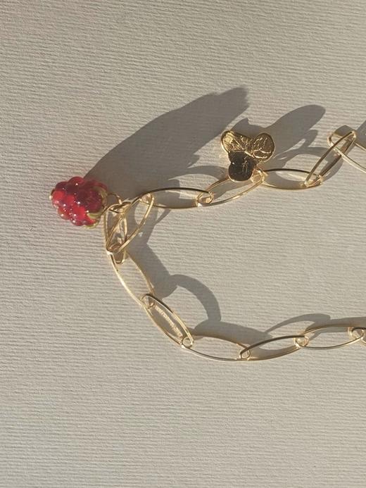 北京仓｜10 DECOART-Raspberrie-野生树莓  叶子 项链［波兰设计师] 商品图3