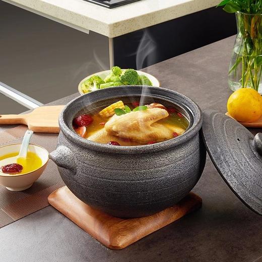 【垂·涎3.5L&6L | 古法荥经砂锅】非遗老匠人纯手工 传统古窑烧制！透气&保温&保鲜 无釉无添加（赠送开锅） 商品图5