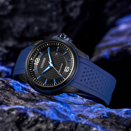 西铁城不锈钢覆BIP/ABS光动能运动系列手表AW1655-01E 商品图5