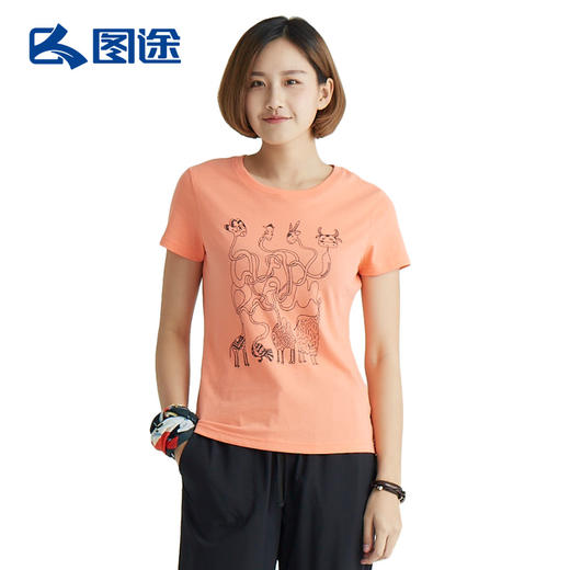 Senselead森力/女式圆领短袖T恤 SS171050 商品图3