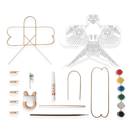  印象唯物 原创 非遗传承 手工diy老北京传统沙燕风筝 商品图4