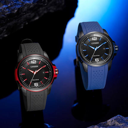 西铁城不锈钢覆BIP/ABS光动能运动系列手表AW1655-01E 商品图3