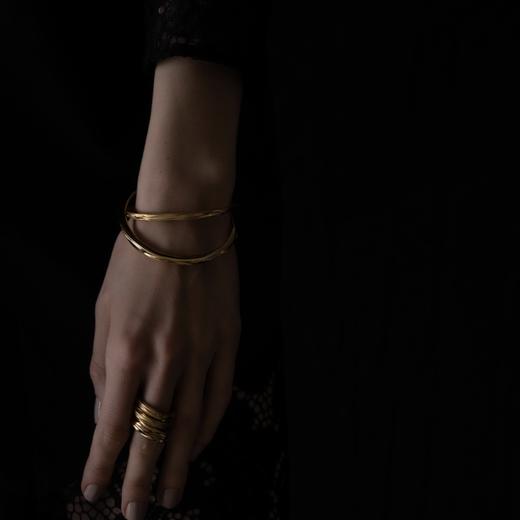 北京仓｜Skultuna-Opaque Objects-金色 手镯（男女同款）［瑞典设计师］ 商品图0