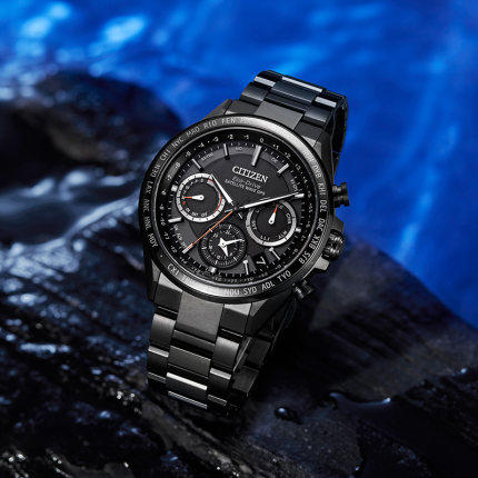 西铁城（CITIZEN）光动能卫星对时舒博钛™覆DLC男表  CC4014-62E 商品图4