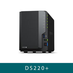 狼族优选丨【未税价】群晖DS220+个人NAS主机私有云网络存储器 局域网两盘位私人云储存家庭硬盘服务器企业共享