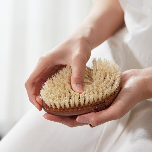 初心| 猪鬃乌檀木长柄洗澡刷 商品图4