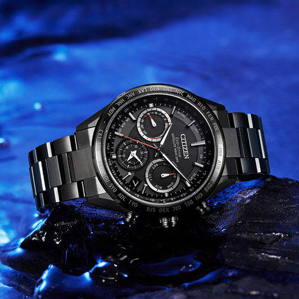 西铁城（CITIZEN）光动能卫星对时舒博钛™覆DLC男表  CC4014-62E 商品图3