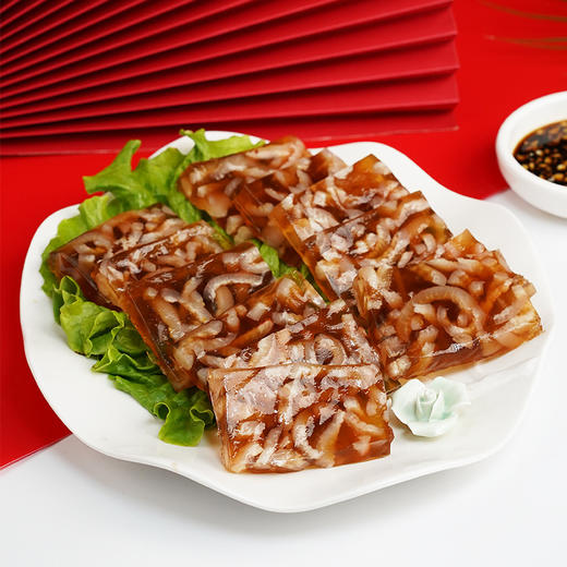 老汤猪皮385克/袋 东北 真空包装 五香水晶皮冻 肉冻 即食 凉拌菜 商品图2
