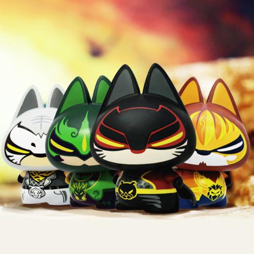 【为思礼合集】拽猫原创公仔 DIY动物涂鸦 汽车车载摆件 创意浪漫礼物 集物系 商品图0