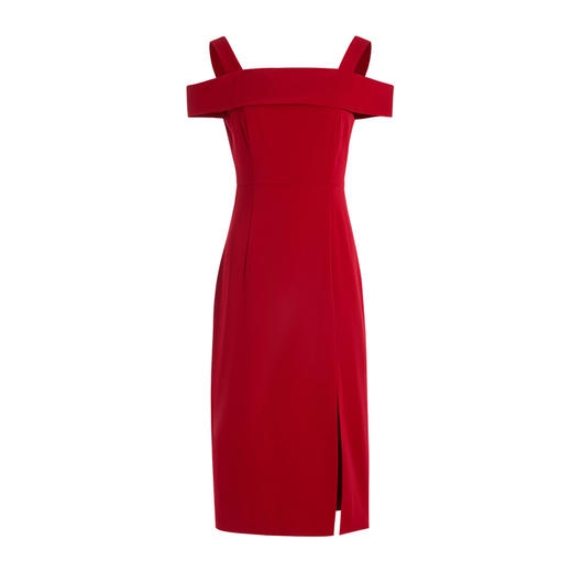 VIMAGE纬漫纪法式洋装吊带晚礼服裙红色连衣裙VB2107122 商品图3