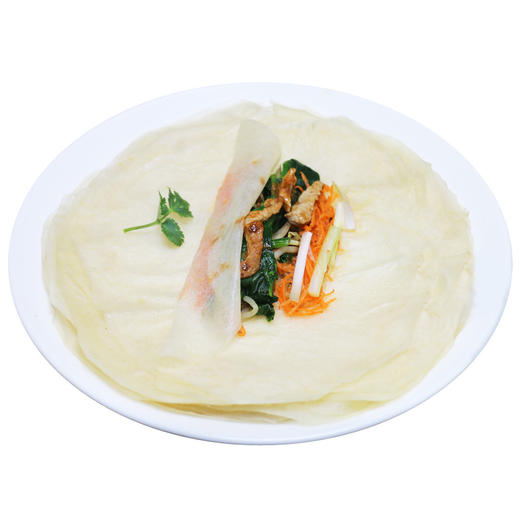 东北特产榆林镇筋饼320克/袋 约20张 春饼卷 皮薄 面饼 早餐 小吃 卷饼 劲饼 商品图2