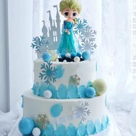 白雪公主双层蓝色-提前2小时预定