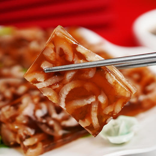 老汤猪皮385克/袋 东北 真空包装 五香水晶皮冻 肉冻 即食 凉拌菜 商品图1