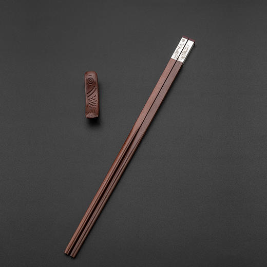 一双一架年年有余实木筷子礼盒装 商品图6