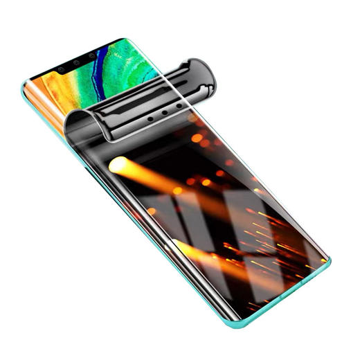 防窥水凝膜进口材质高清全覆盖曲屏必备手机贴膜软边不碎边mate40pro mate40 商品图4