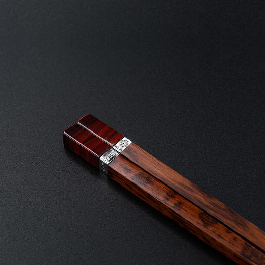 十双装蛇檀抱石高端商务送礼家用筷子986 商品图6