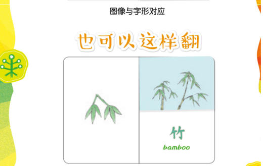 我的第一本汉字翻翻书儿童启蒙认知学习汉字绘本游戏认知洞洞书绘本3-6岁幼儿宝宝看图识字认字卡片小象汉子 儿童早教启蒙认知翻翻 商品图3