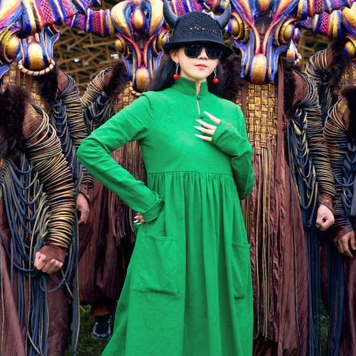 远山悠民族风连衣裙 | 杨丽萍老师同款 |现货加急发 商品图2